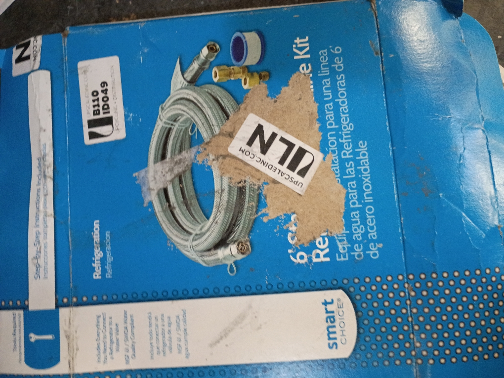 6 ft. Stainless Steel Refrigerator Waterline Kit