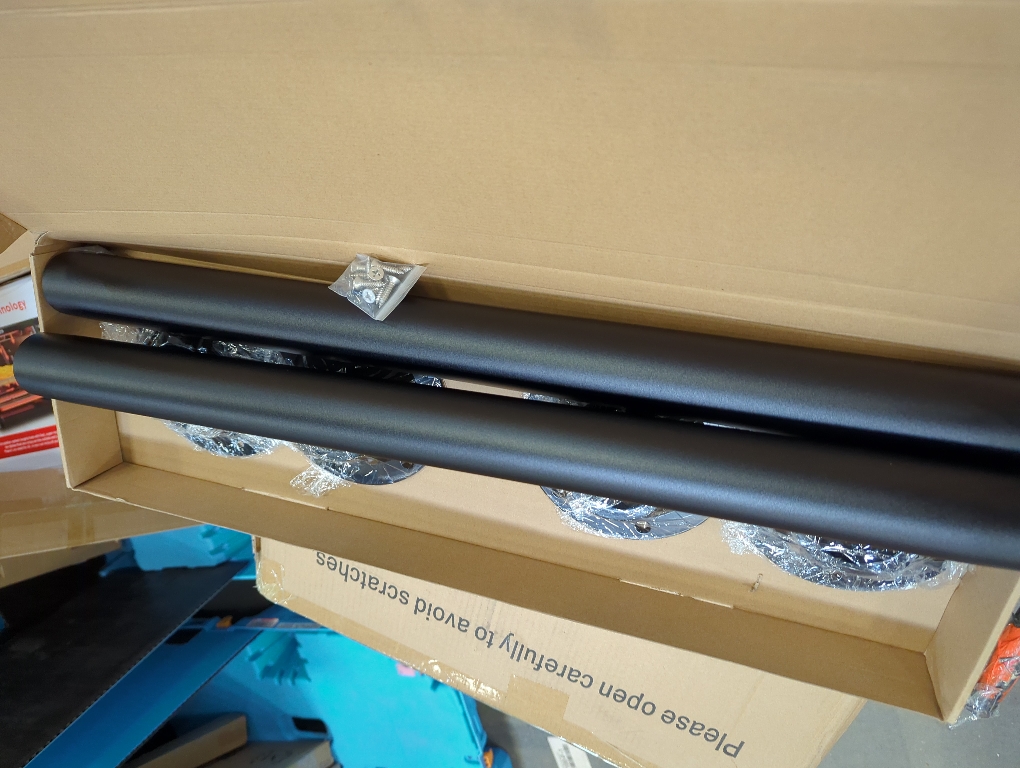 29 RV Table Leg Mount | Heavy-Duty Aluminum RV Table Legs and Base Mount | Camper Table Pedestal for Trailer, Boat | Non-Wobbly Matte Black Finish (2 Legs   4 Bases)