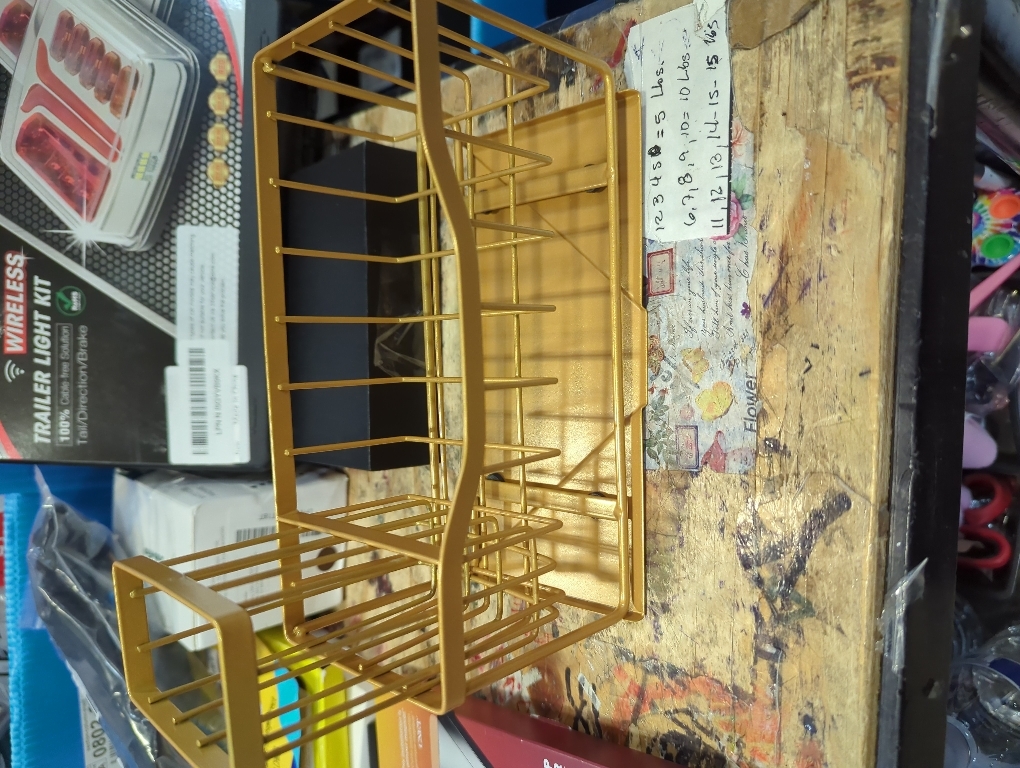 Cisily Gold Kitchen Sink Caddy Organzier with High Brush Holder, Sponge Holder for Sink, 304 Rustproof Stainless, Kitchen Countertop Soap Dispenser Organizer, Home Decor and Accessories