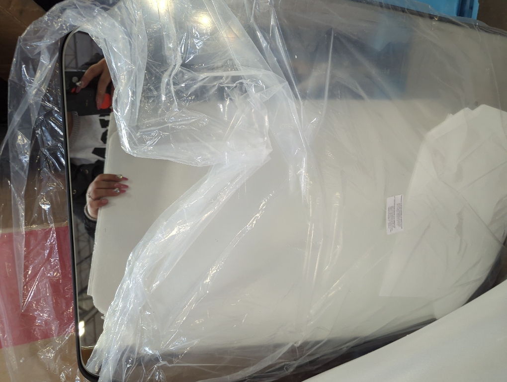 ANDY STAR Black Bathroom Mirror, 22x30 Inch Asymmetrical Mirror, Irregular Wall Mirror in Stainless Steel Metal Frame, Modern Scalloped Mirrors Ideal for Bathroom, Bedroom (Horizontal/Vertical)