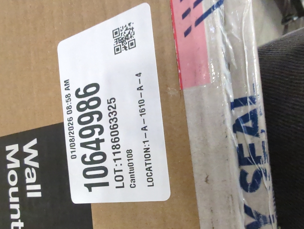 Sonos Wall Mount for All-New Sonos Beam Sound Bar - Easy to Install Speaker Wallmount Kit (Black) (BM1WMWW1BLK)