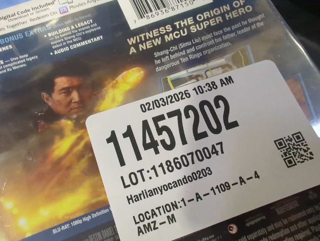 Marvel Studios Shang-Chi and the Legend of the Ten Rings Blu-ray [2021] [Region Free]