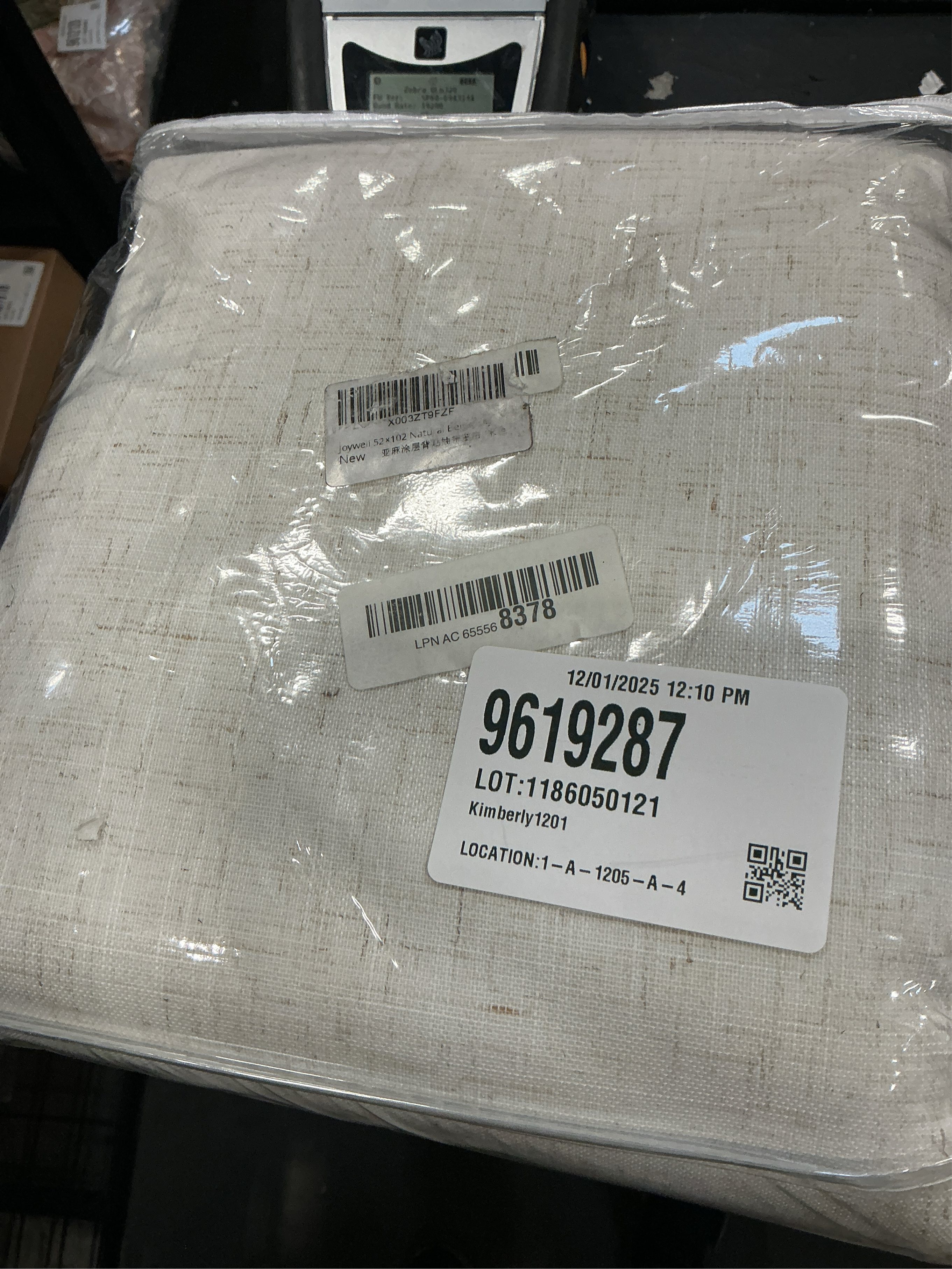 Joywell Linen 100% Blackout Curtains 102 Inches Long, Rod Pocket/Back Tab/Hook Belt/Clip Rings, Thermal Insulated Floor to Ceiling Drapes for Bedroom Living Room (2 Panels,W52 x L102,Natural Beige)