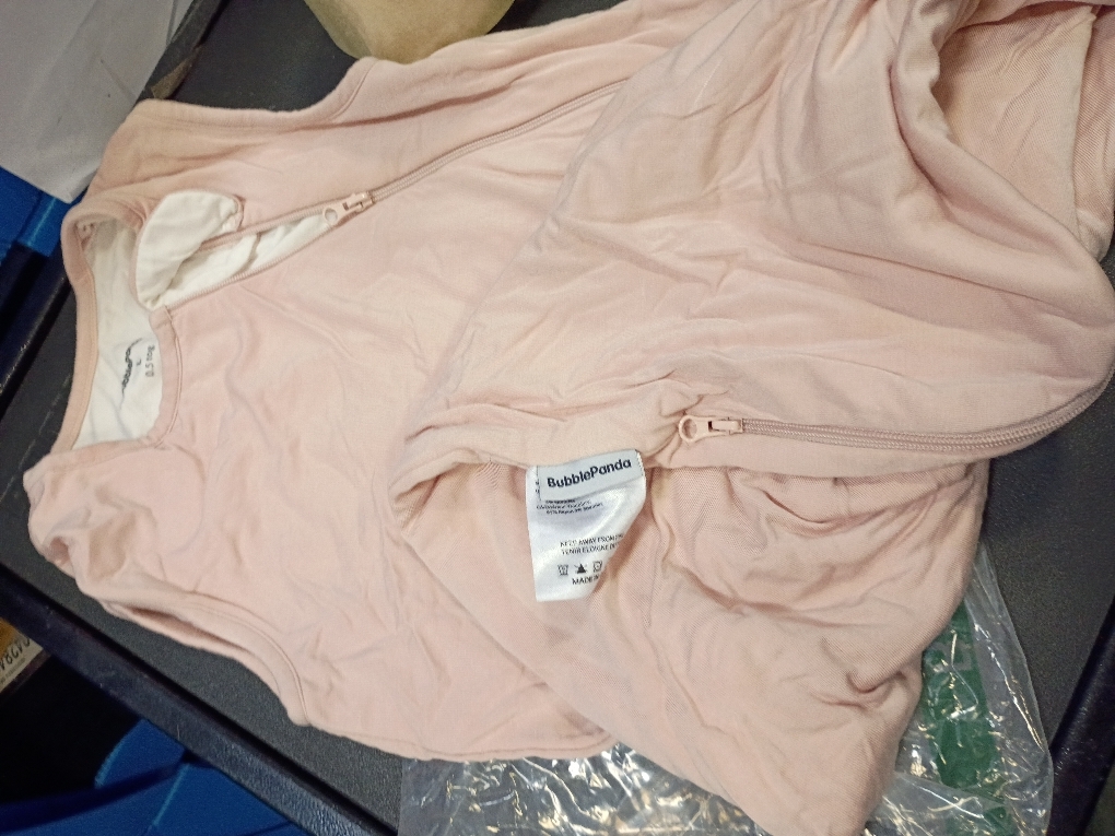 BubblePanda Rayon Made from Bamboo Sleep Sack 6-12 Months 1.0 Tog Soft Toddler Sleeping Sack for Babies 2-Way Zipper Baby Wearable Blanket