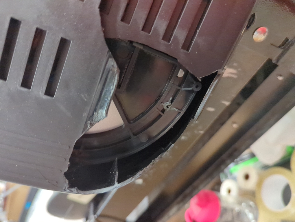 Insignia™ - 5 Qt. Digital Air Fryer - Stainless Steel (damage on bottom)