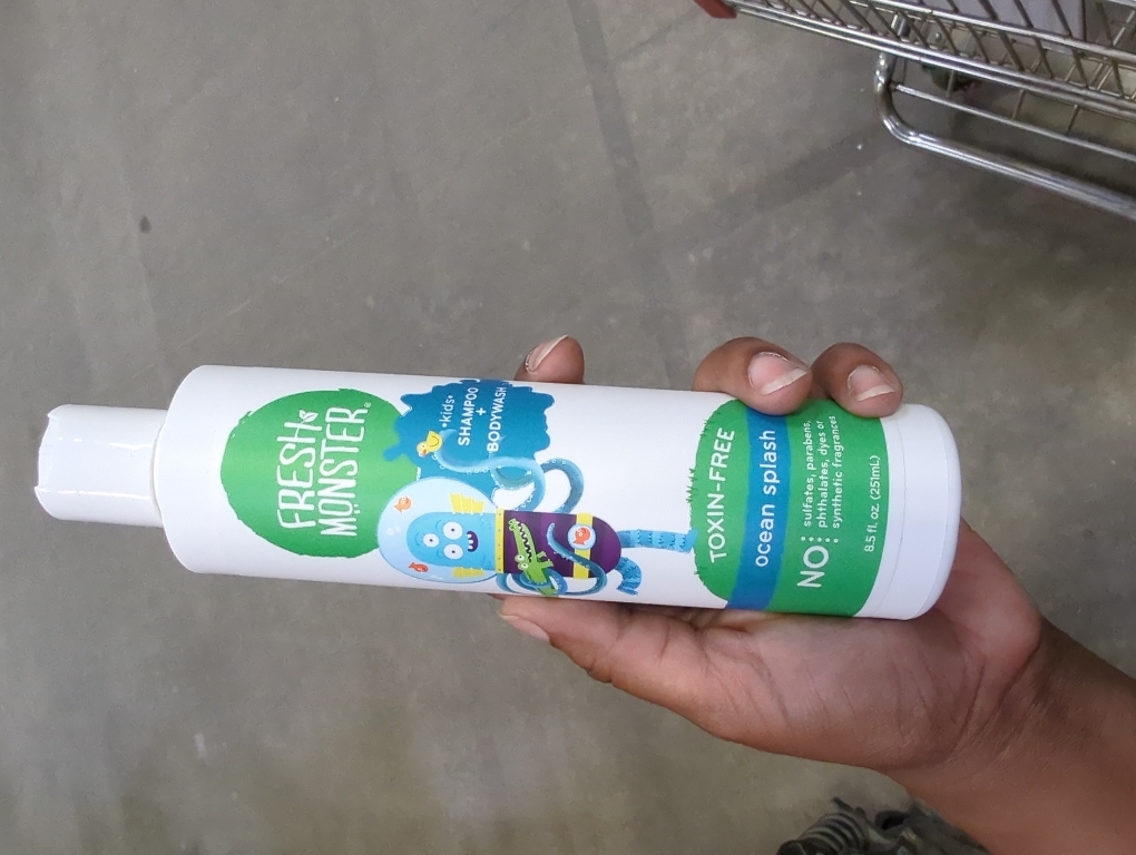 Fresh Monster 2-in-1 Kids Shampoo & Body Wash, Ocean Splash, 8.5 oz