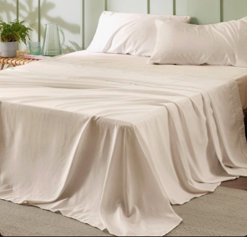 Bedsure Polyester Microfiber Sheet Set Hotel Luxury Sheets, Easy Care Cooling Bed Sheet Set