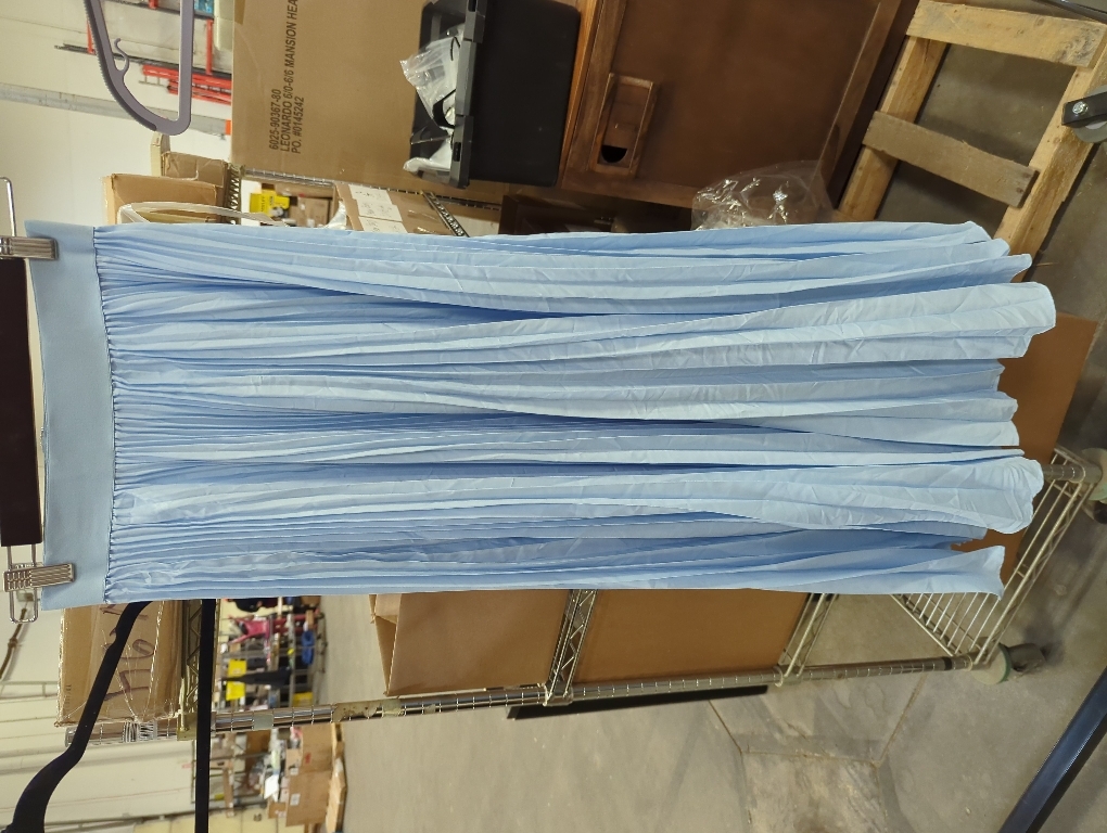 SMALL Women's Metallic Shiny Maxi Skirts Lightweight Silky Flowy Skirt for Summer Beach Holiday