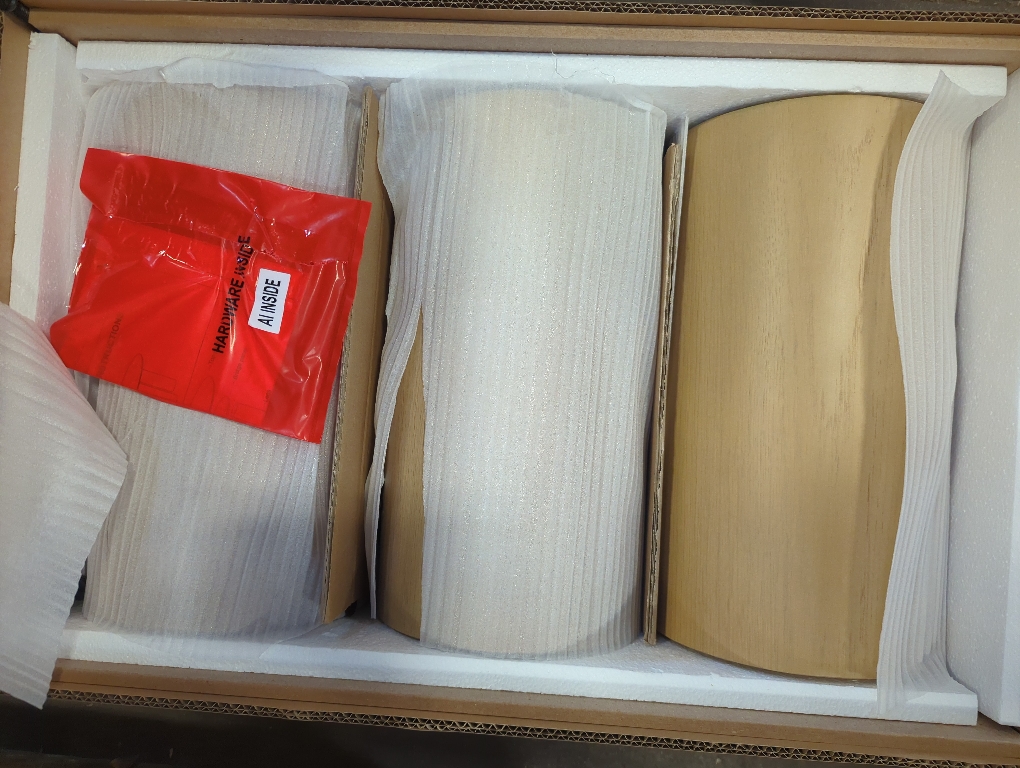Baguette 40Coffee Round Table Light Brown (2 BOXES)