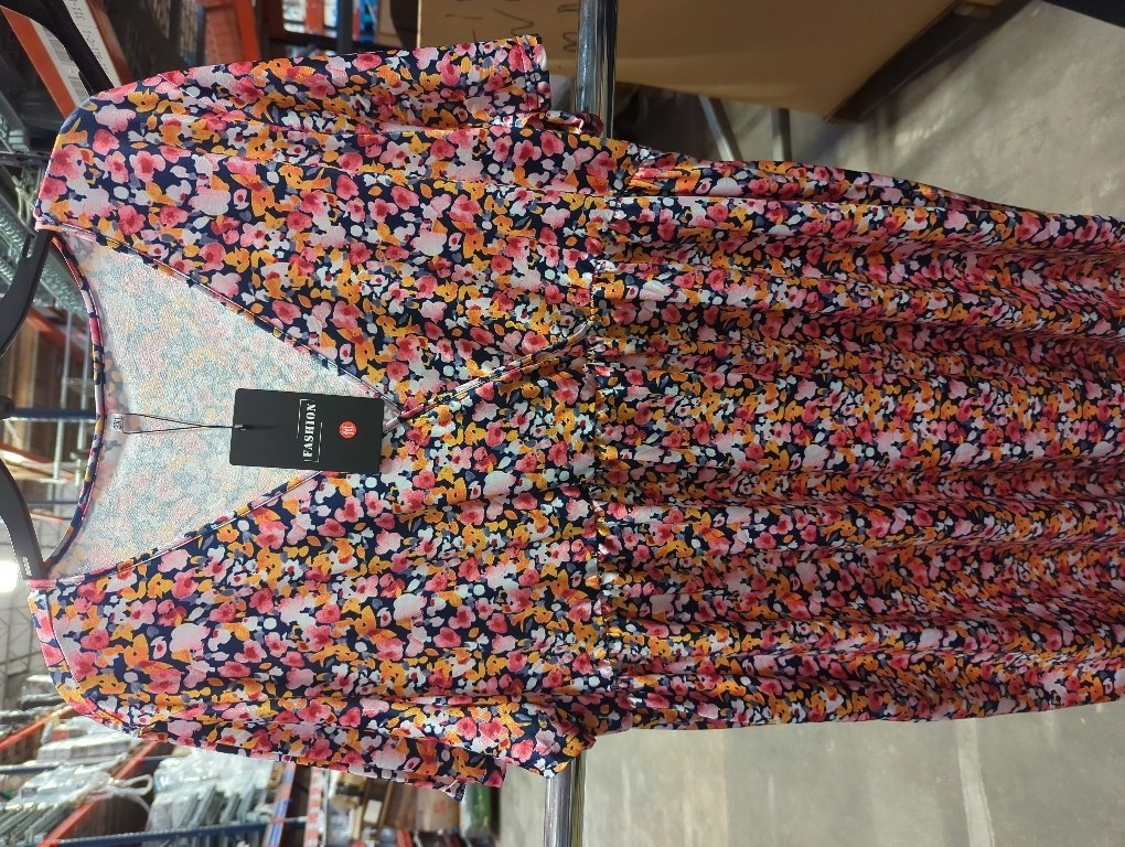 Size 3XL AMZ Plus Womens Plus Size Casual Dress Wrap Dress Swing Dresses Plus Size a Line Party Mini Dress