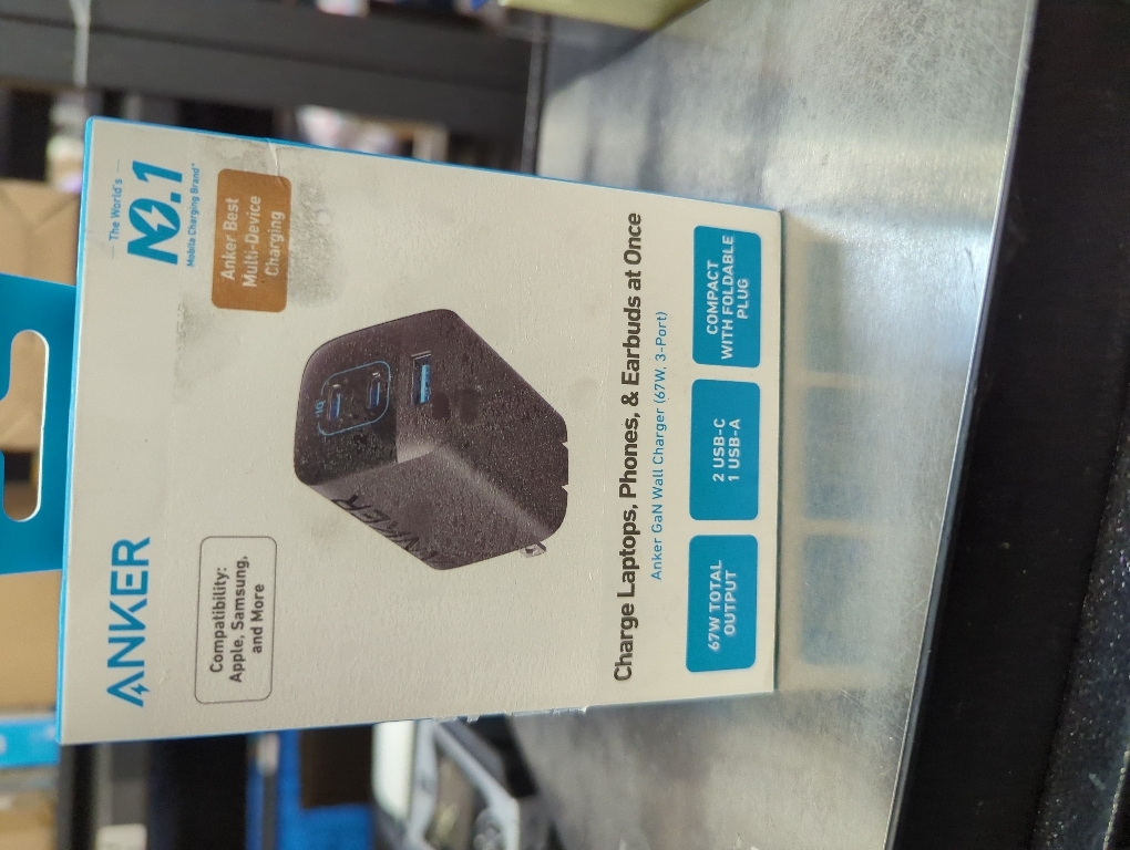 Anker Prime 67W USB C Charger, Anker GaN Wall Charger, 3-Port Compact Fast PPS Charger, For MacBook Pro/Air, Pixelbook, iPad Pro, iPhone 17/16/Pro, Galaxy S23/S22, Note20, Pixel, Apple Watch, and More