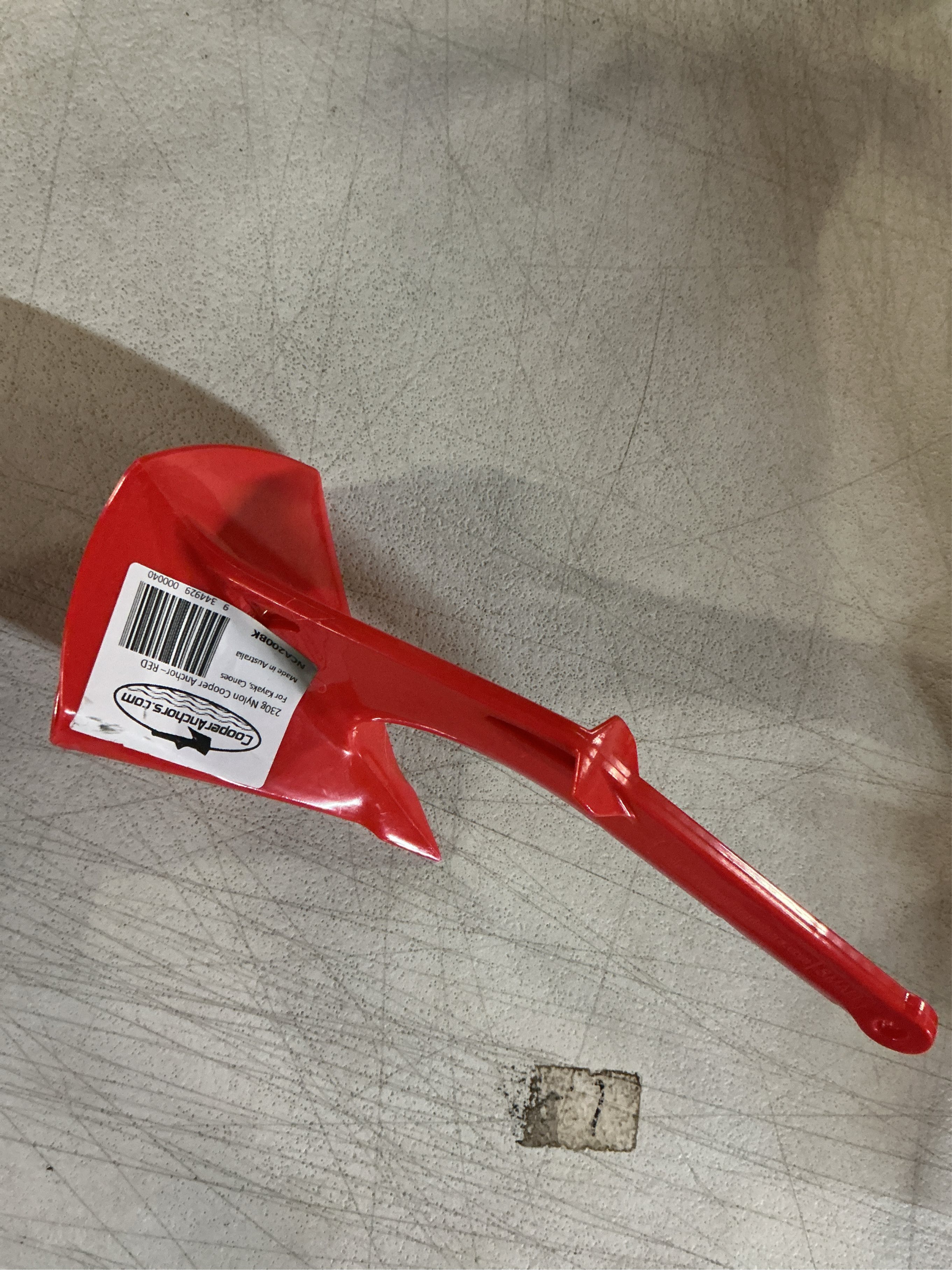 230g nylon cooper anchor, red