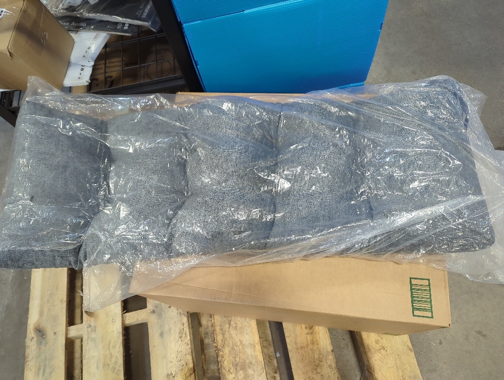 Bench Cushion 36 Inch - Polyester Brushed, High-Density Foam, Non-Slip Bottom, Soft Durable Indoor Tufted Long Seat Cushion for Window Garden Furniture (Dark Gray, 36x14x4 Inch)