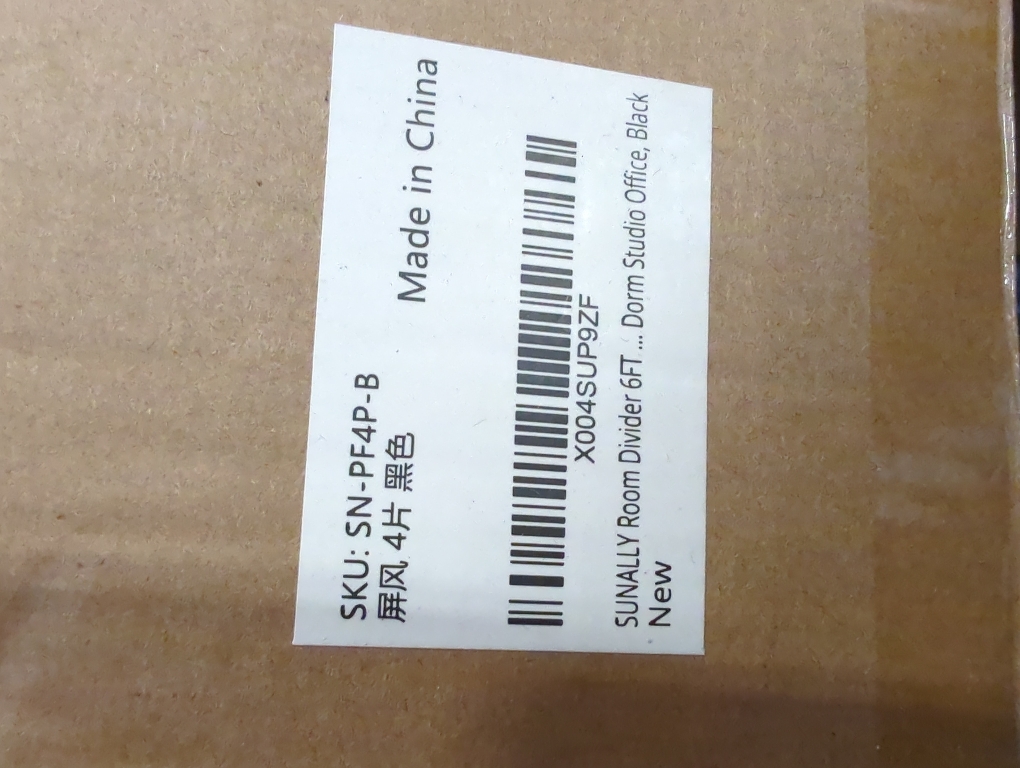 Room Divider 6FT Folding Privacy Screens with Lockable Wheels, 4 Panel Room Partition for Room Separator, 88 W Freestanding Portable Fabric Wall Dividers for Home Dorm Studio Office, Black