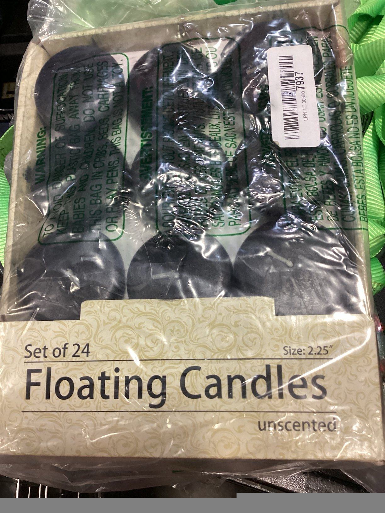 Royal Imports Black Floating Candles 3 - Made in USA Pack of 12 Unscented Dripless Wax Discs - 10 Hour Burn Time - for Centerpieces, Weddings, Events, Home Décor