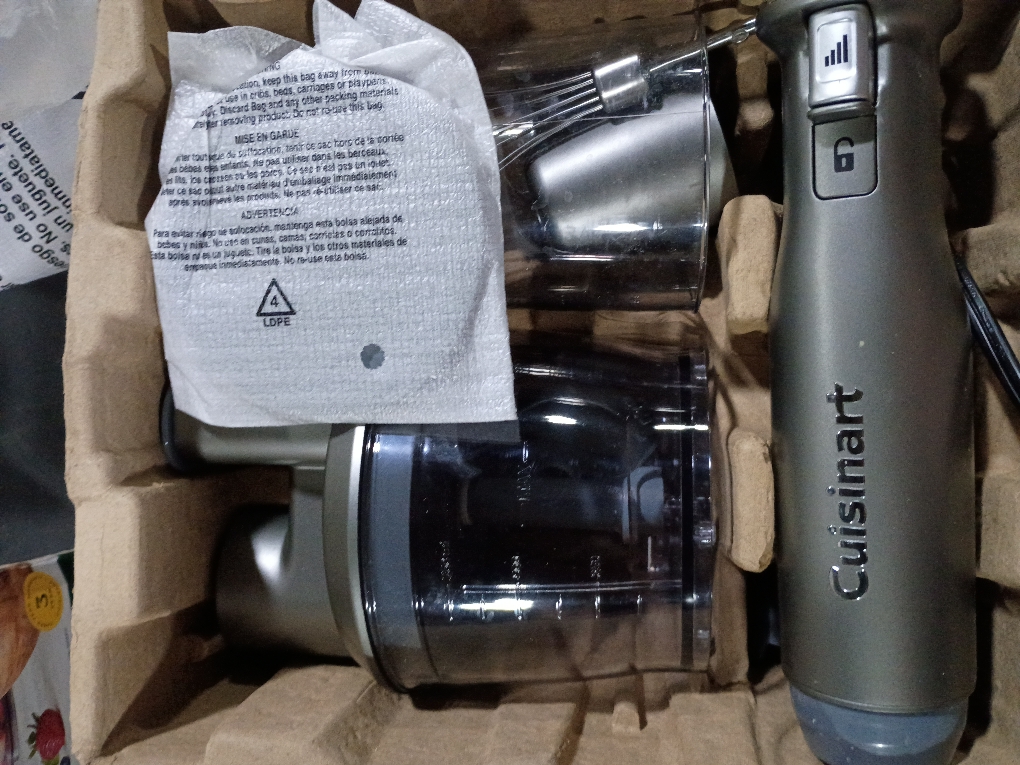 Cuisinart HB‑400PC Variable Speed Immersion Blender with Food Processor