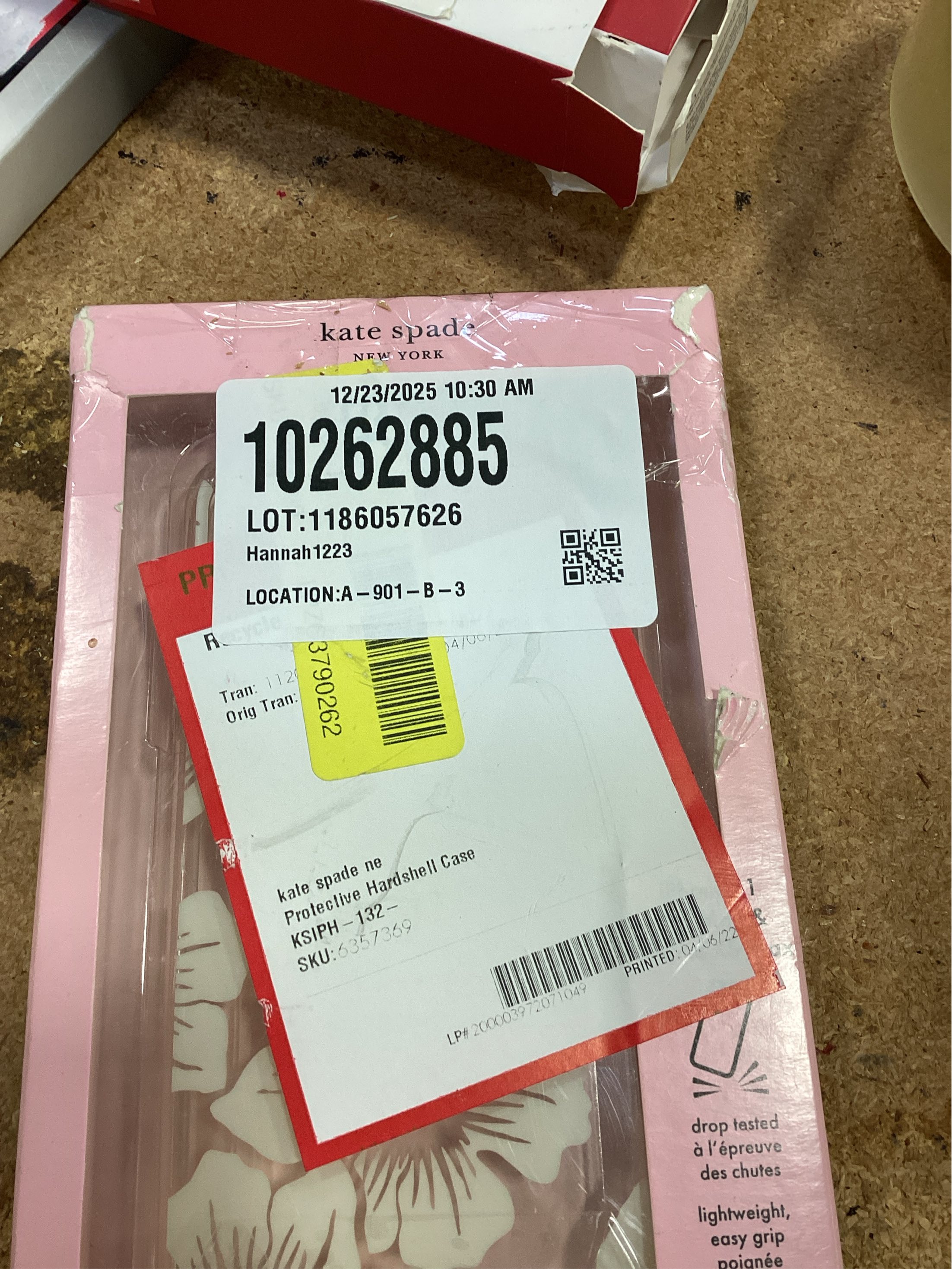 Kate Spade New York Apple iPhone 11 Pro Max/XS Max Hard Shell Case HollyHock Floral - Cream/Clear