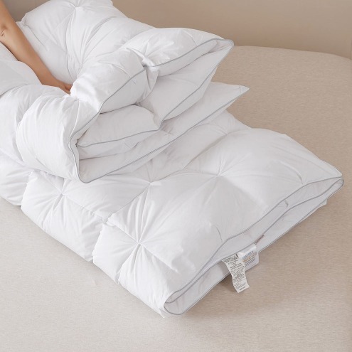 Three geese feather down comforter