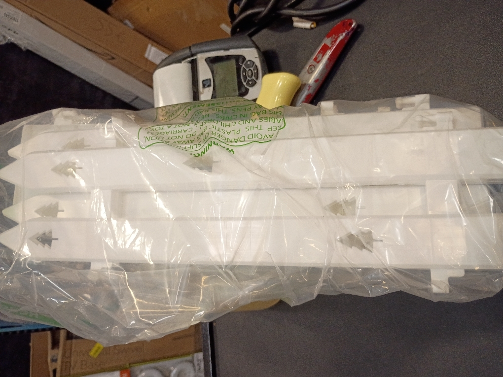 Christmas Tree Fences Party Decoration  White