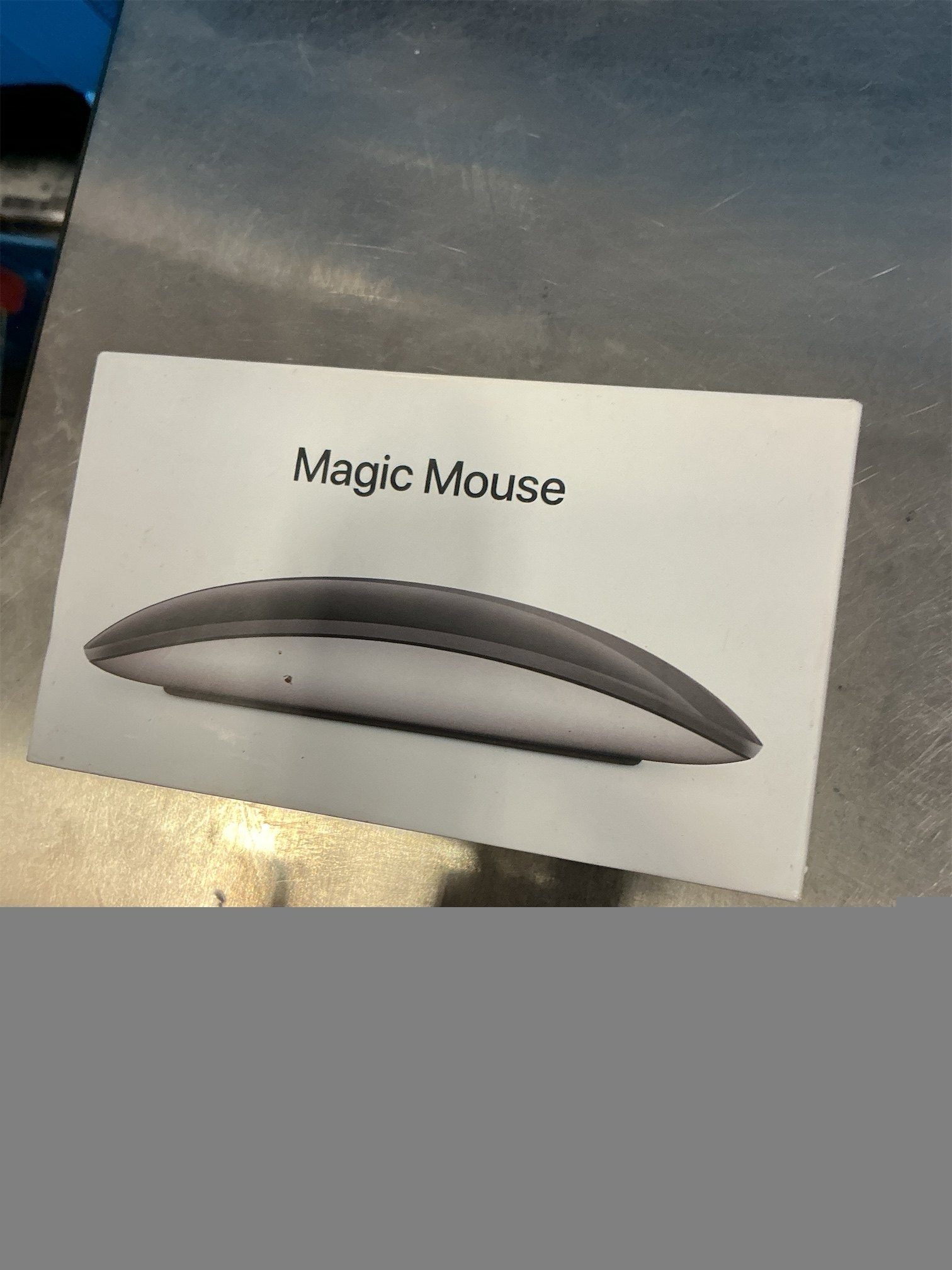 Apple Magic Mouse ​​​​​​​ (Wireless, Rechargable) - Black Multi-Touch Surface (Renewed)
