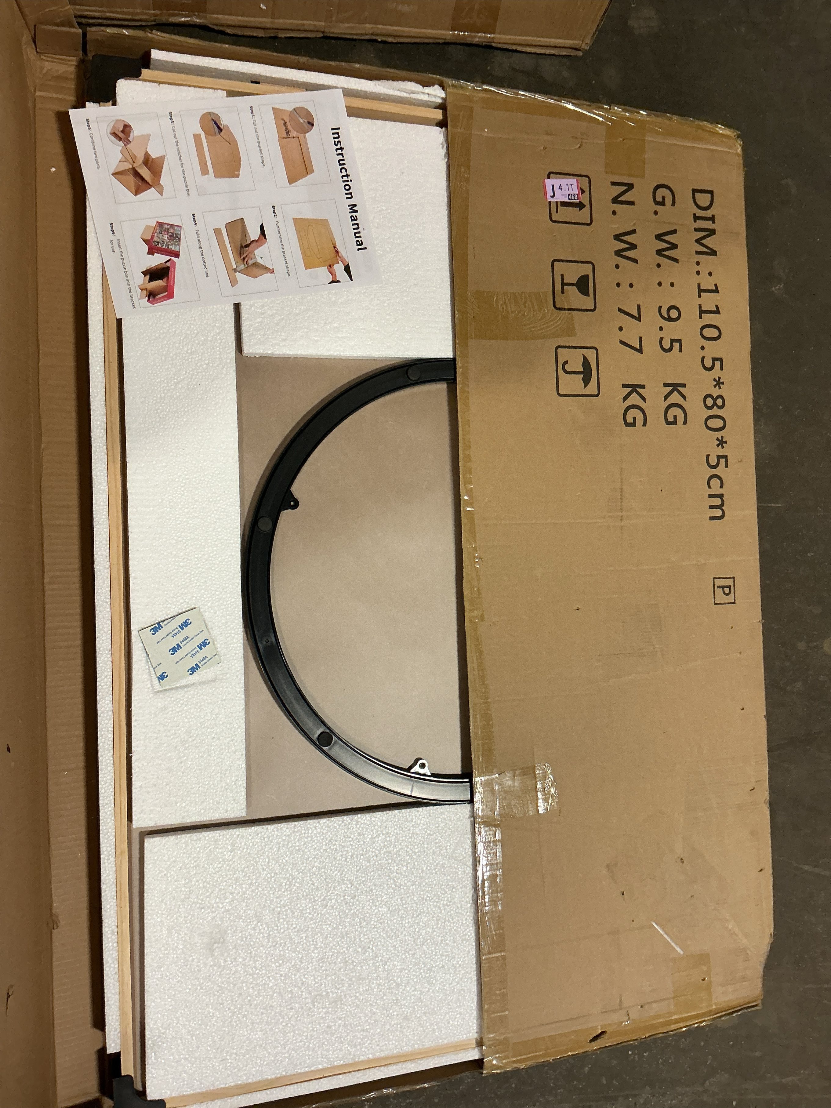 ALL4JIG 2000 Piece Rotating Puzzle Board with 4 Drawers and Cover, 28.5x40.1Portable Wooden Jigsaw Puzzle Table for Adults Portable, Lazy Susan Spinning Boards Birthday Gift for mom