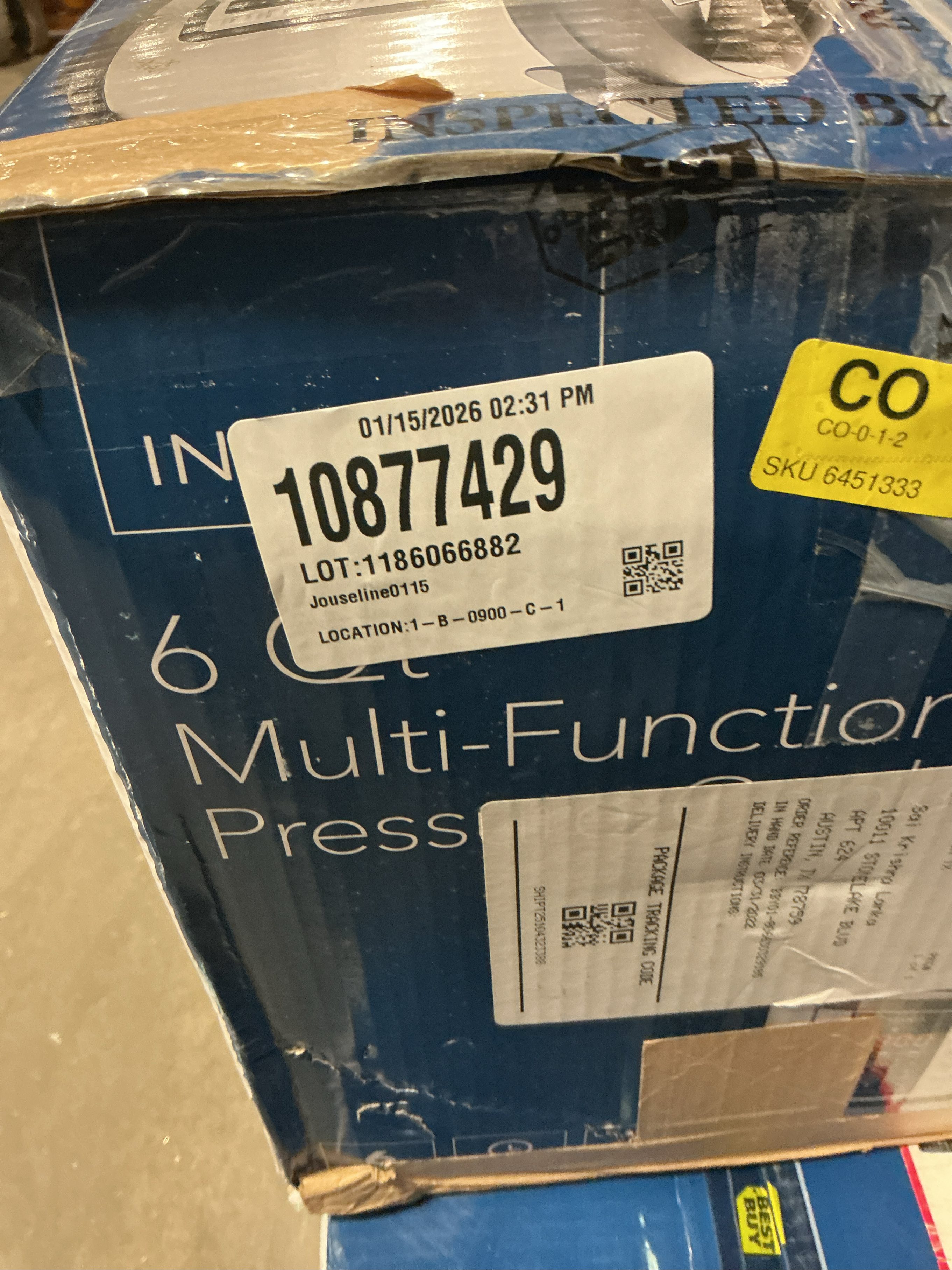 Insignia™ - 6qt Multi-Function Pressure Cooker - Stainless Steel