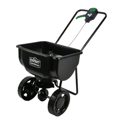 164Expert Gardener 66 lb Capacity Push Broadcast Spreader