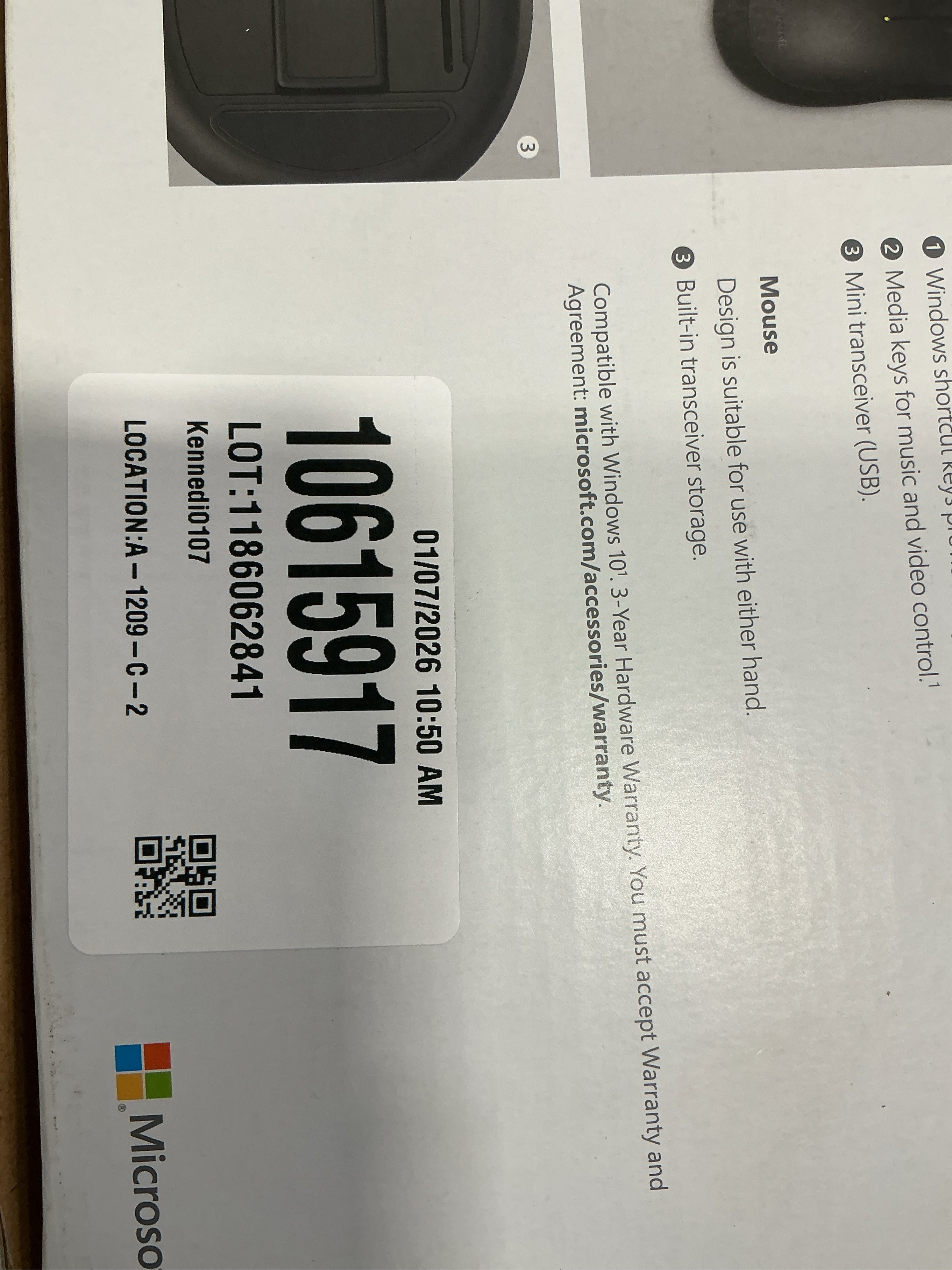 Microsoft PY9-00001 Wireless Desktop Keyboard & Mouse 850 - USB 2 - Black