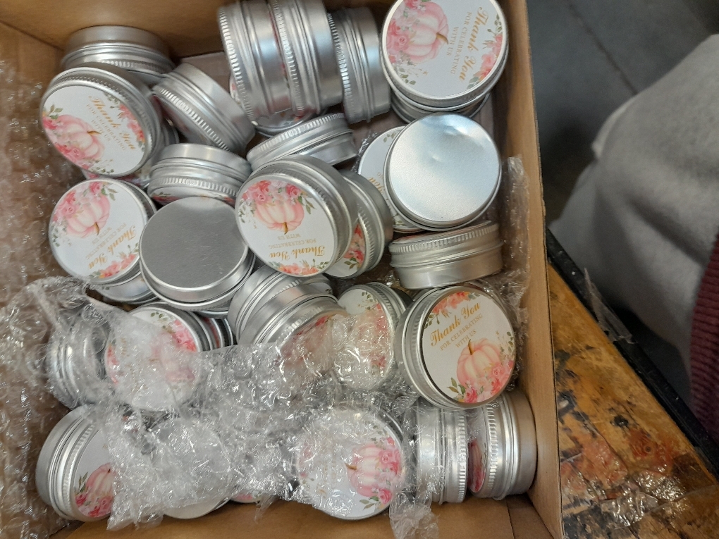 MTLEE 40 Pcs Wedding Candles Gift Favors (Pink Rose)