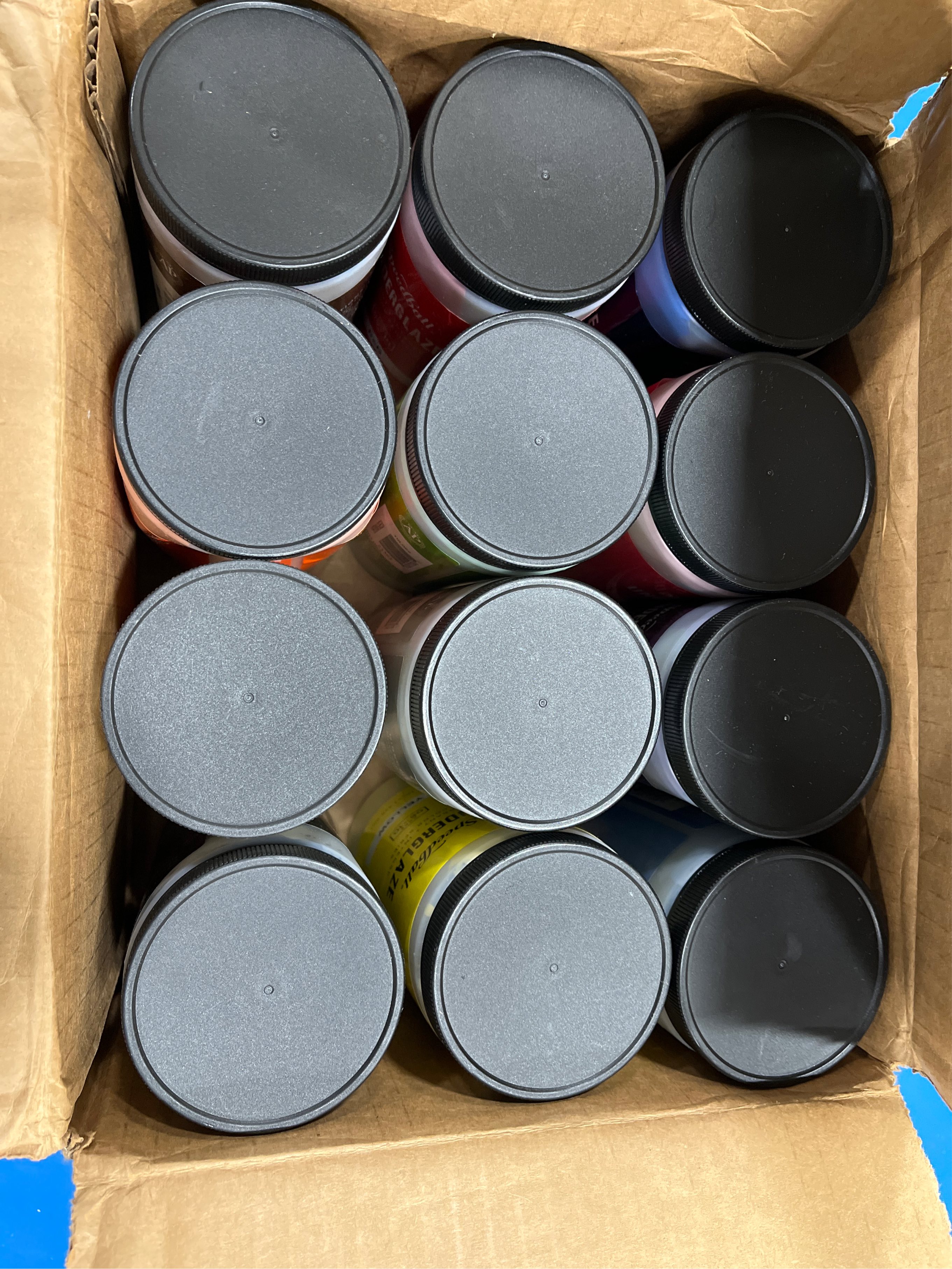 Speedball Underglaze Deluxe Pack, (12) 16-Ounce Colors, 2020 Color Glaze Assortment for Pottery & Ceramics