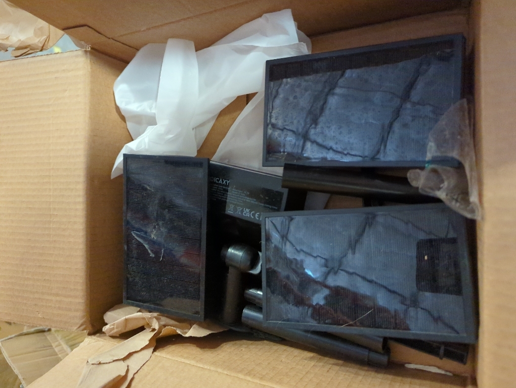 Solar Landscape Lights Outdoor, 3000K Dimmable Solar Pathway Lights, 500LM Solars Spot Light IP65 Waterproof for Walkway Lawn Yard, 2pcs