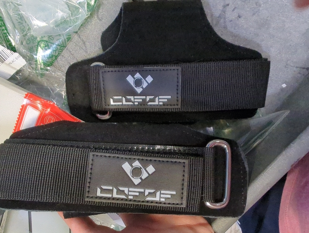 Weight Lifting Wrist Strap, Double-Layer Leather for Deadlift Powerlifting