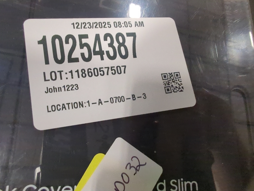 Samsung - Galaxy Tab S8 , Tab S7 FE, Tab S7  Slim Book Keyboard Cover - Mystic Black