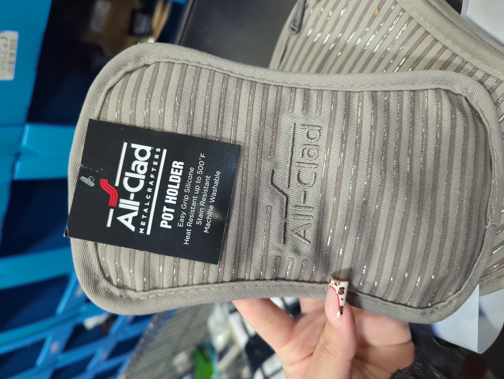 All-Clad Premium Pot Holder, 2 Piece, Titanium