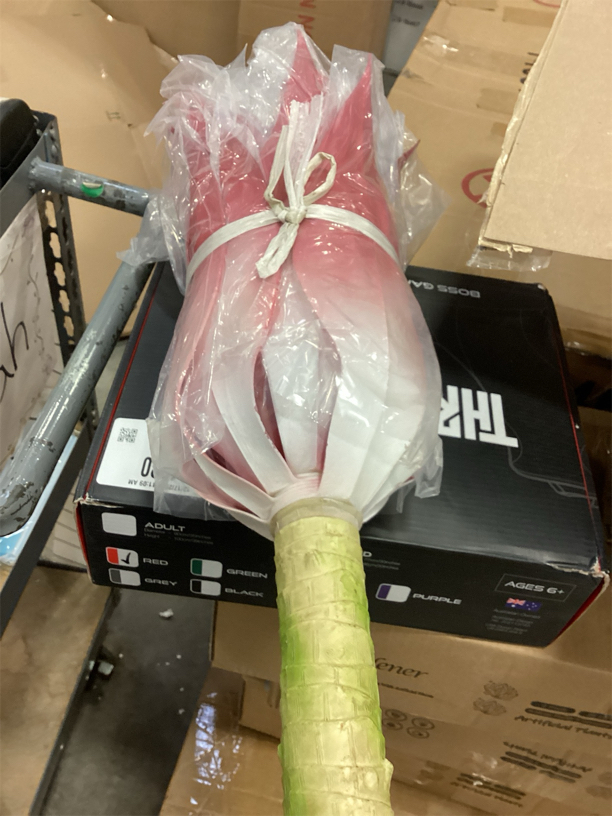 Velener Fake Agave Plant Outdoor, Artificial Plants Large Size for Indoor Decor, Faux Plant Dual Agave (22 inch,Red/White)-No Pot