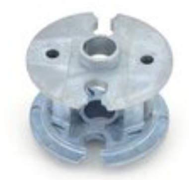 Baldwin 6504009 2-1/8 Inch Pre-Drilled Spring Assist Door Adaptor