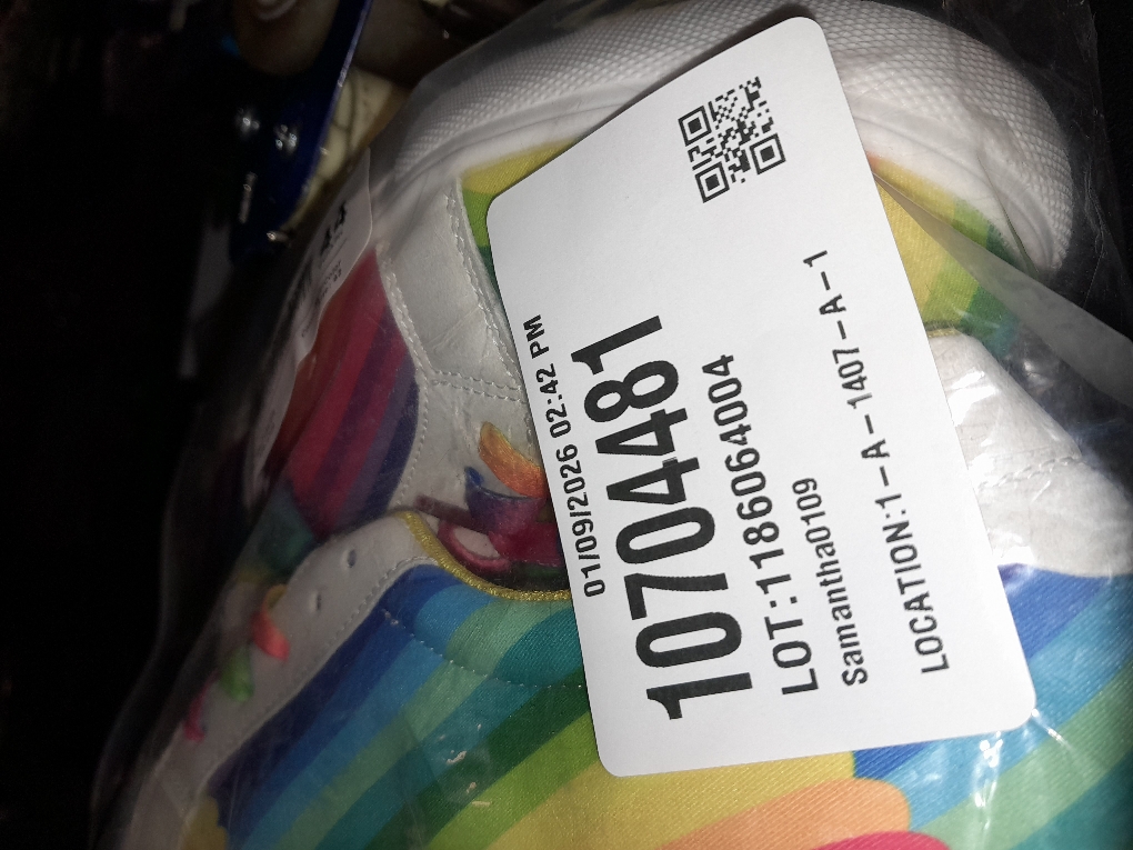 Womens Platform Sneakers Rainbow Stripe | Colorful Casual Fashion Shoes Lightweight Low Top for Everyday Walking 39