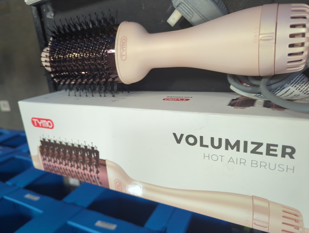 TYMO Volumizer Hot Air Brush Hair Dryer - Champagne Pink - 1200 Watt