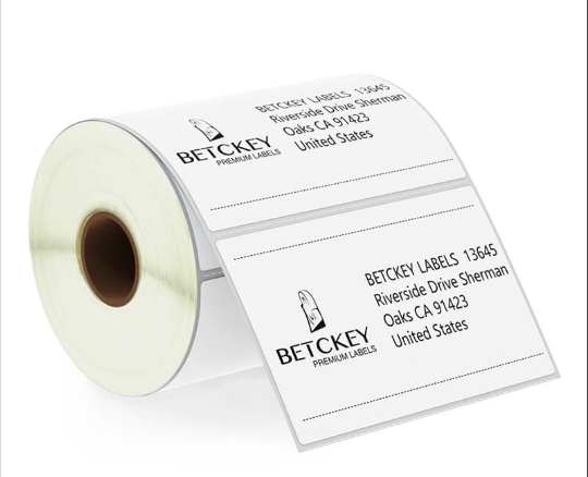 BETCKEY -  Barcode Shipping & Multipurpose Labels Compatible with Zebra & Rollo Label Printer,