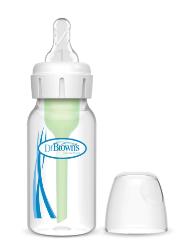 Dr. Brown's Anti-Colic Options  Narrow Baby Bottle, 4oz small