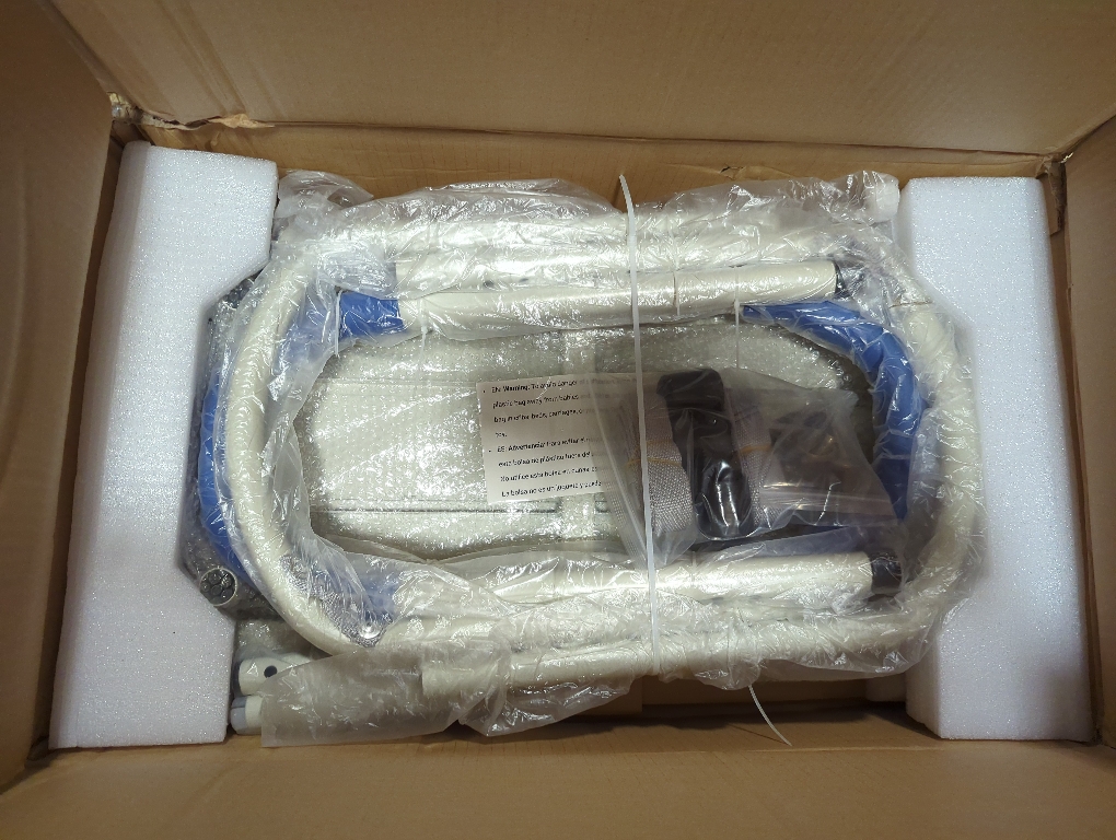 FlexiStep Medical Bed Step Stool with Handles for Adults - Heavy Duty Adjustable Bedroom Stepping Stool with Handrails - Wide, High Grip Base for Seniors - Elderly Mobility Accessories for High Beds