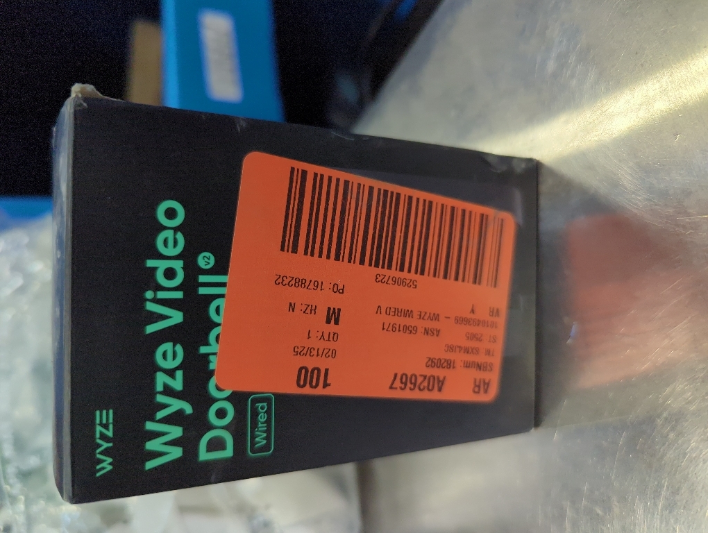 WYZE Wired Doorbell Camera v2(existing doorbell Wiring Required), 2K Security Video Doorbell, Color Night Vision, 2-Way Audio, Package Monitor, Works with Alexa & Google Assistant. Free Expert Setup