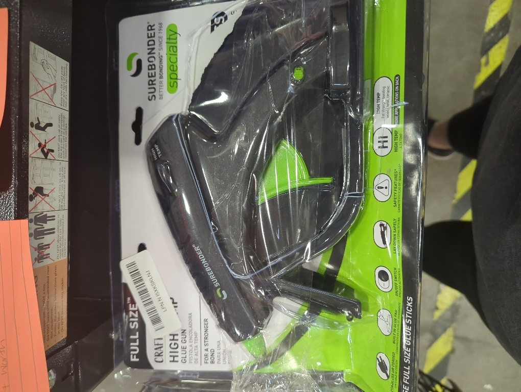 Surebonder Cordless Hot Glue Gun, High Temperature, Full Size, 60W, 50% More Power - Sturdily Bonds Metal, Wood, Ceramics, Leather & Other Strong Materials (Specialty Series CL-800F)