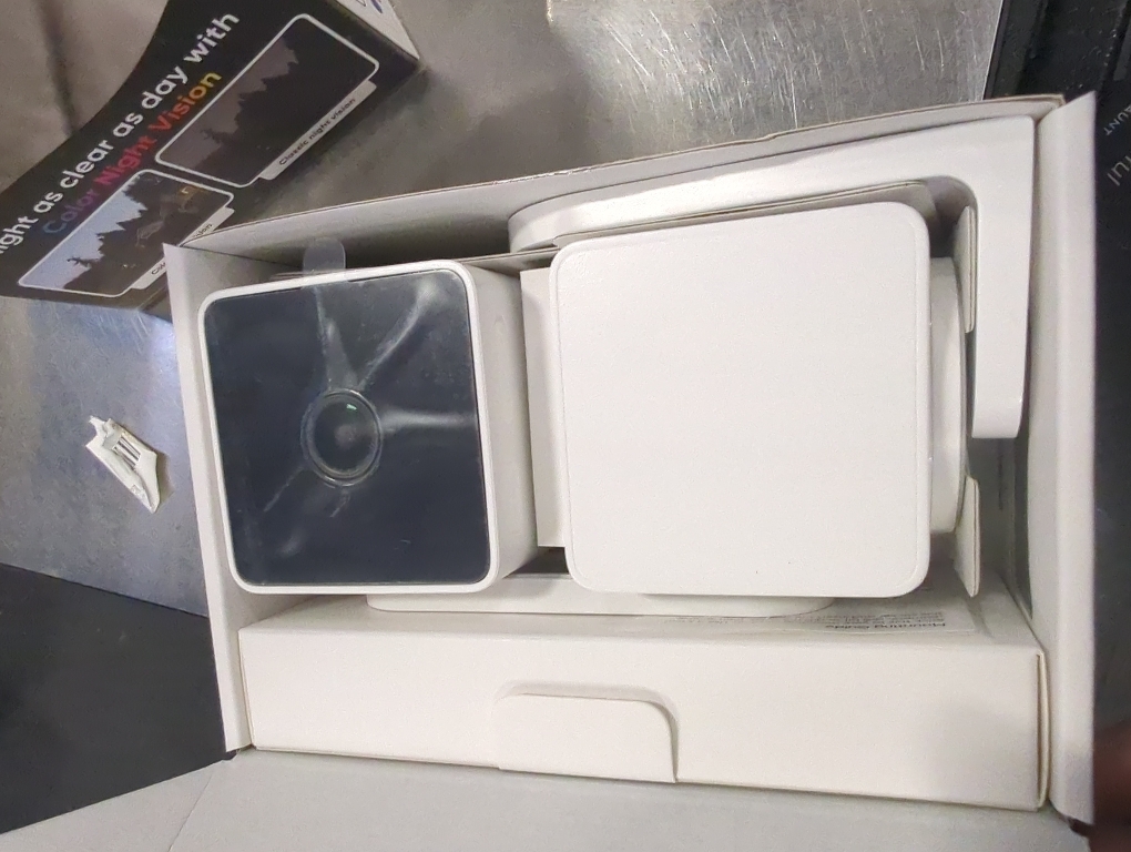 Wyze Cam Pan v3 Indoor/Outdoor Wired Security Camera with Pan/Tilt/Zoom - White