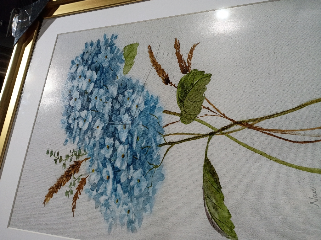 Framed  (little damaged; see the picture)