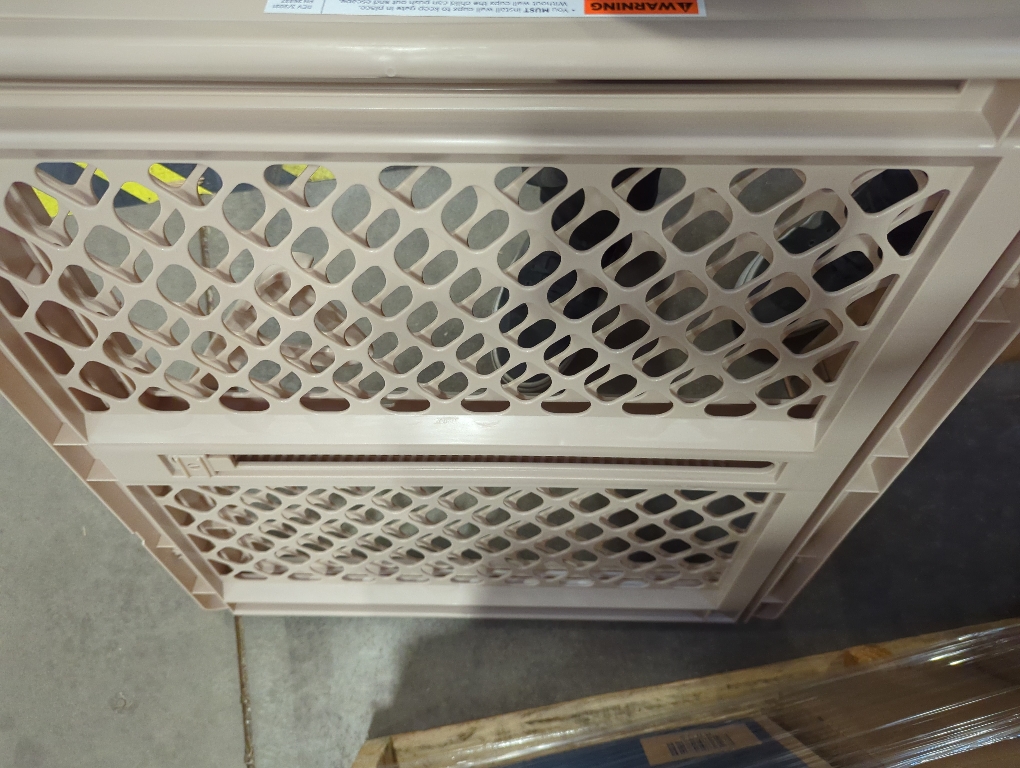 Toddleroo by North States - Supergate Ergo Baby Gate: Plastic Baby Gate for Stairs & Doorways - Adjustable Indoor Safety Gate - Made in USA - 26 to 42 Inches Wide - 26 Inches Tall - Sand