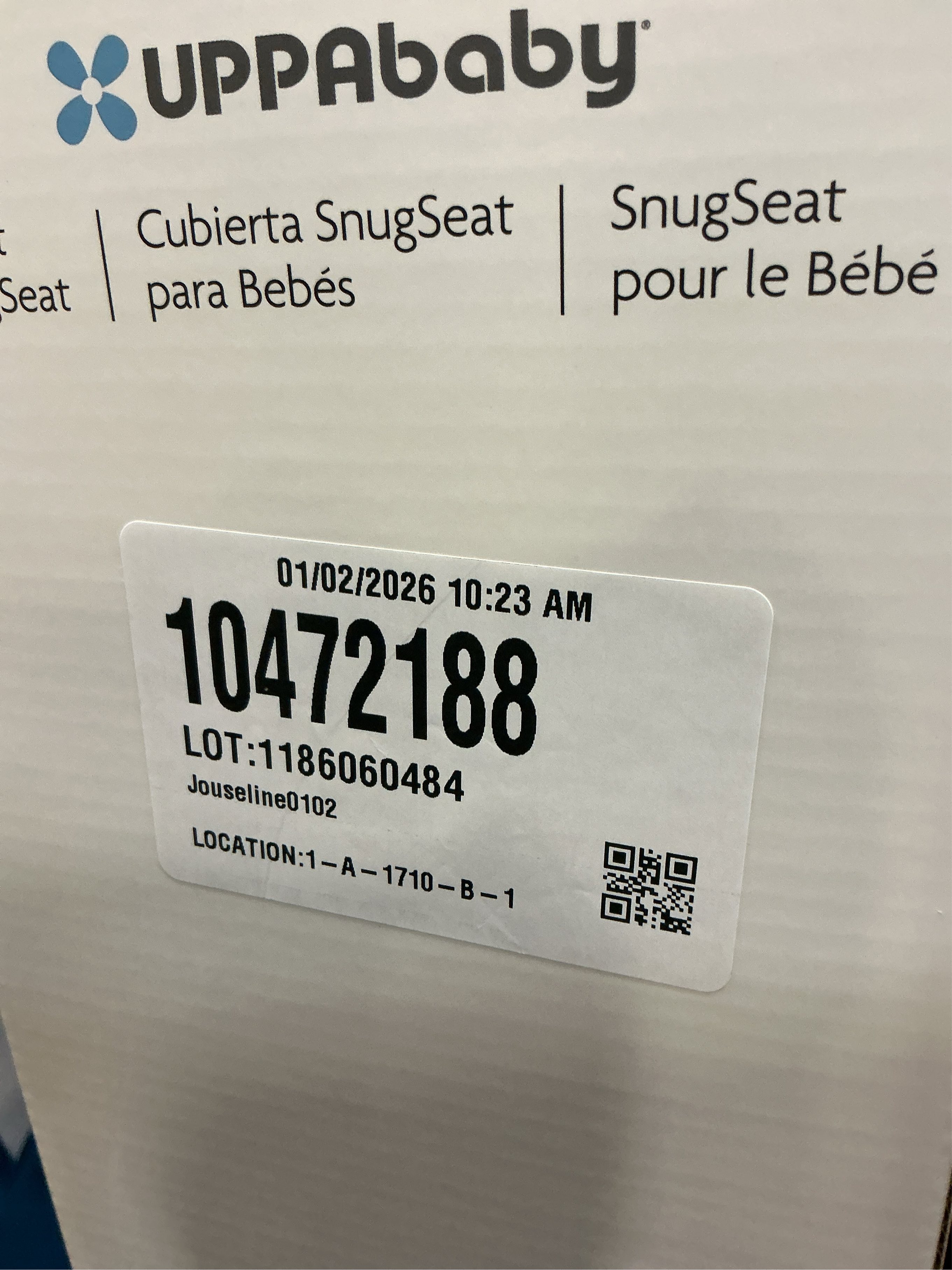 UPPAbaby® SnugSeat Infant Stroller Insert in Grey