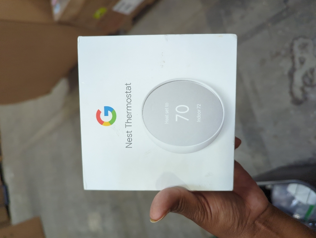 Google Nest Thermostat - Smart Thermostat for Home - Programmable Wifi Thermostat - Snow