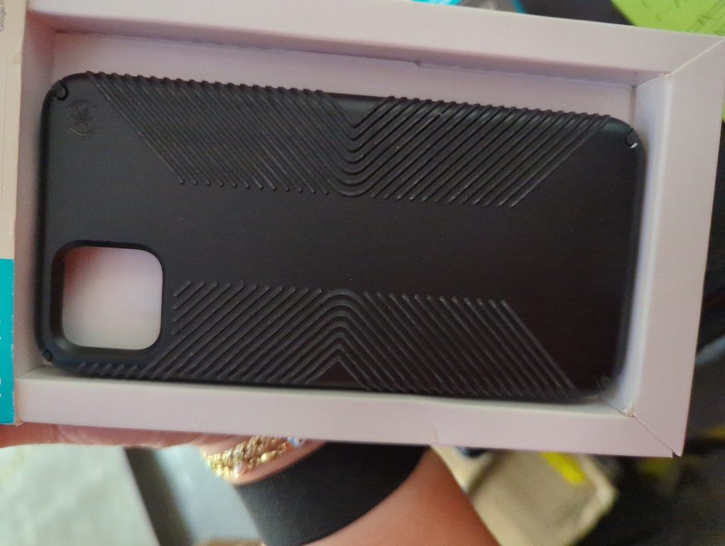 Speck Presidio Grip Hard Case for Google Pixel 4 XL - Black