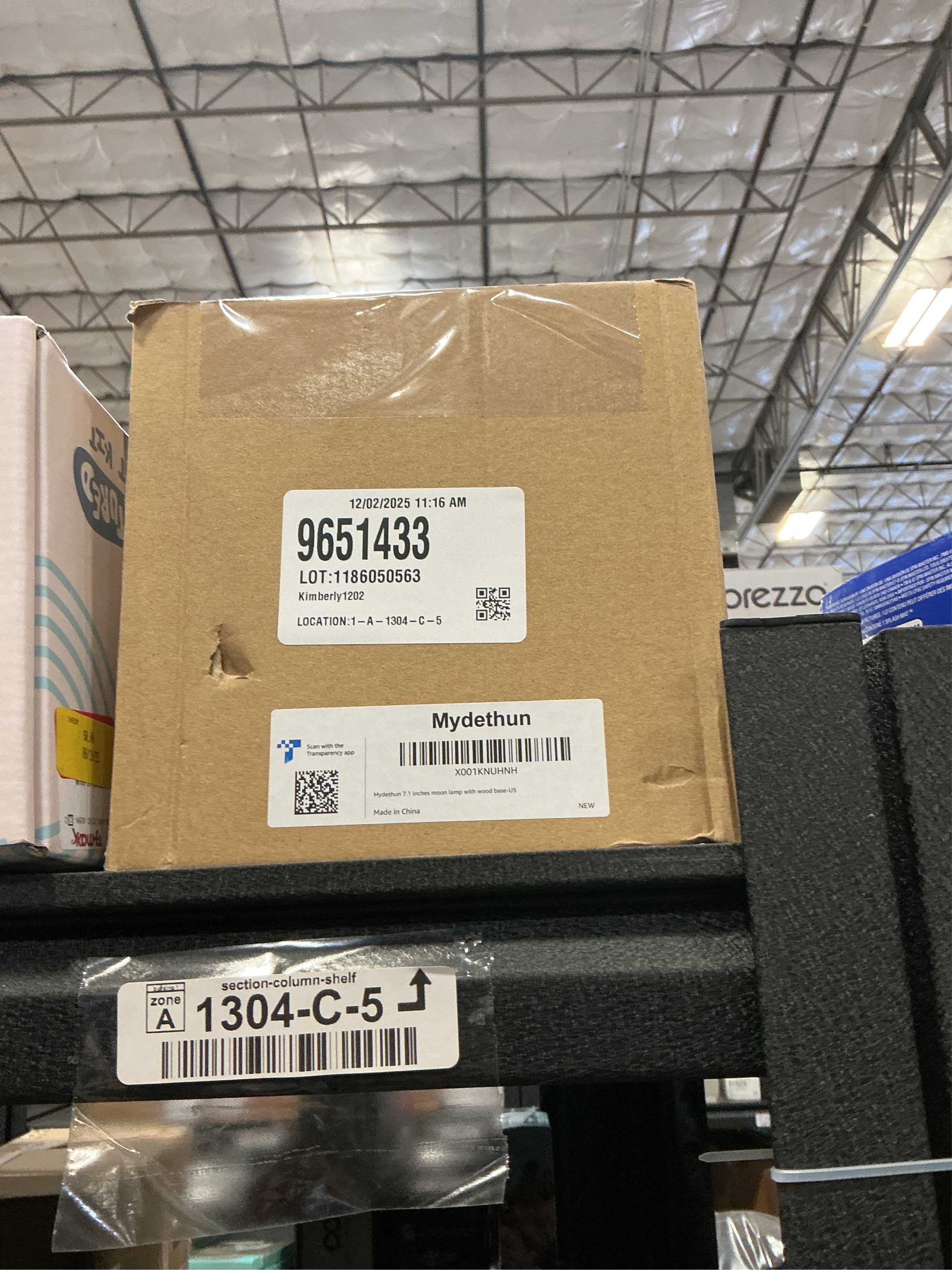 Mydethun Large Moon Lamp - 7.1 Large Christmas Table Décor, Gifts for Women and Mom, Touch-Dimmable Lamp with Wooden Base – Rechargeable Dual Color Night Light for Bedroom, Home